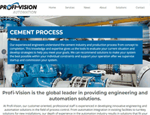 Tablet Screenshot of profi-vision.com